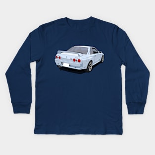 Nissan Skyline GTR R32 Kids Long Sleeve T-Shirt
